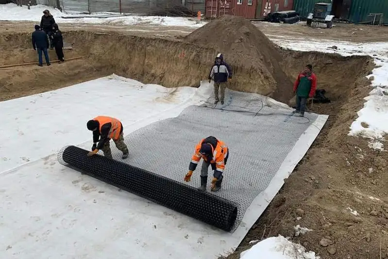 Шамалғанда көпір құрылысы басталды