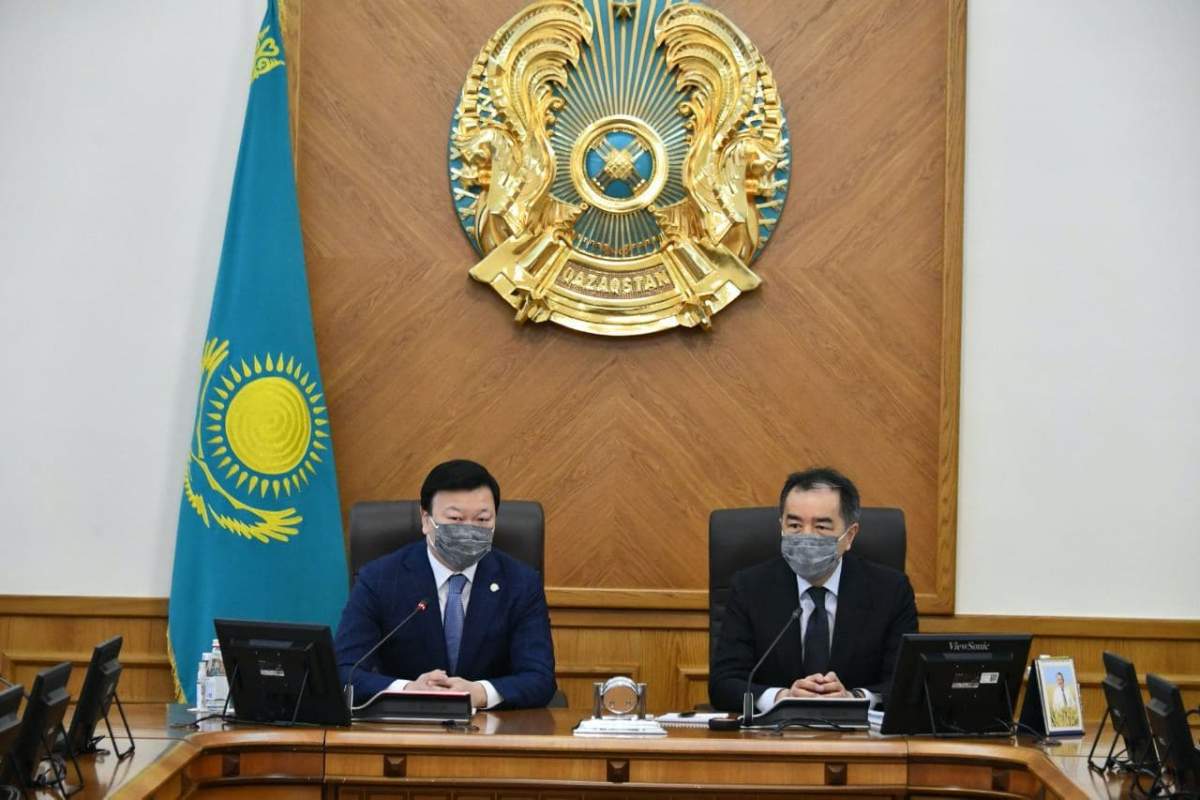 Цой мен Сағынтаев коронавирусқа қарсы күрес шараларын талқылады