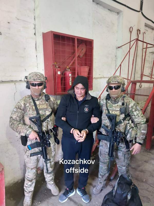 Ұсталған Күдебаевтың фотосы жарияланды