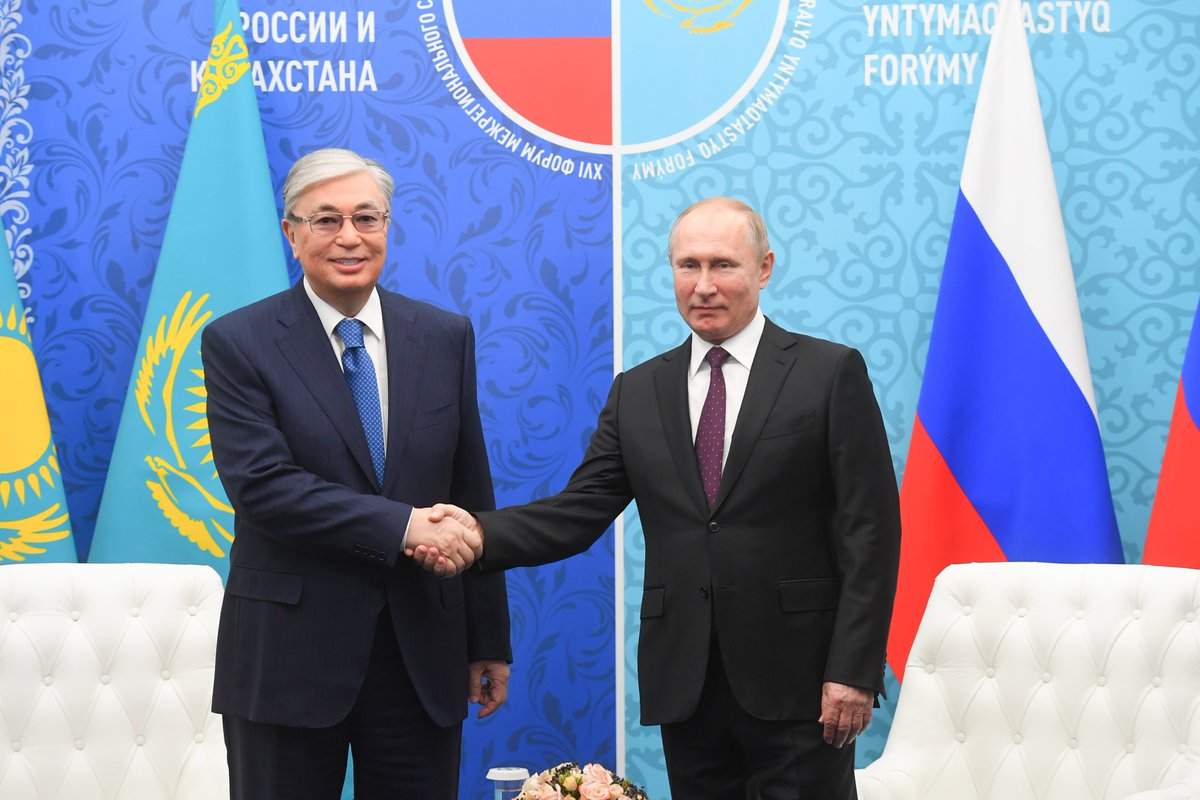 Тоқаев Путинді құттықтады