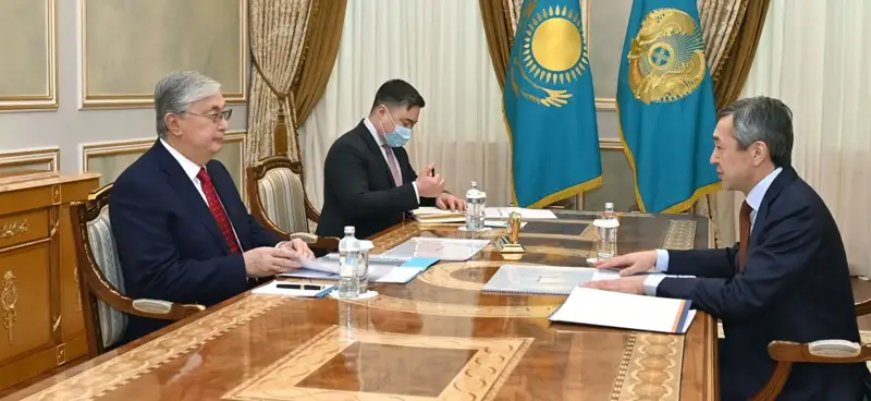 Тоқаев «Атамекен» ҰКП президиумының төрағасы Райымбек Баталовты қабылдады