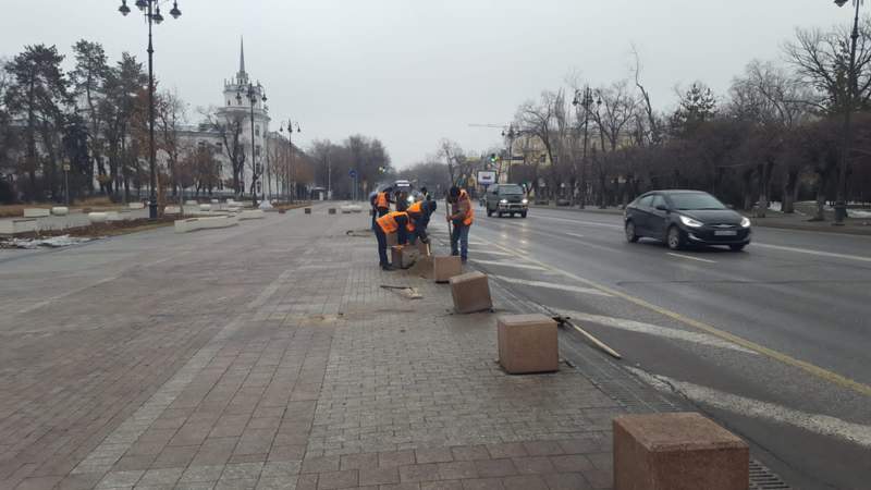 Алматыда жол инфрақұрылымын қалпына келтіру жұмыстары басталды