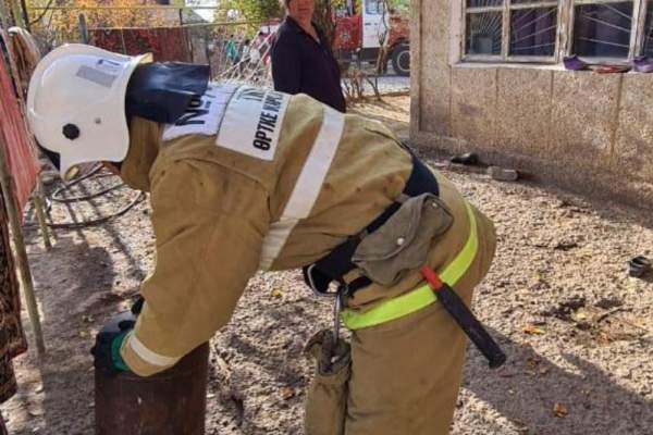 Шымкентте мас адам үйінде газ баллонын жармақ болды