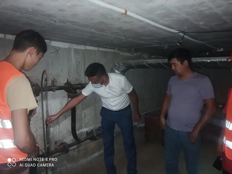 Қаратау ауданындағы 384 көп қабатты үйге сығымдау жұмыстары жүргізілуде