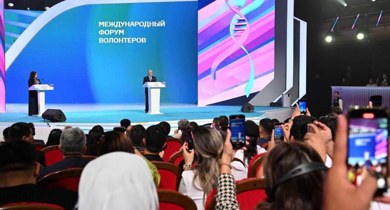Тоқаев Халықаралық волонтерлер форумына қатысты