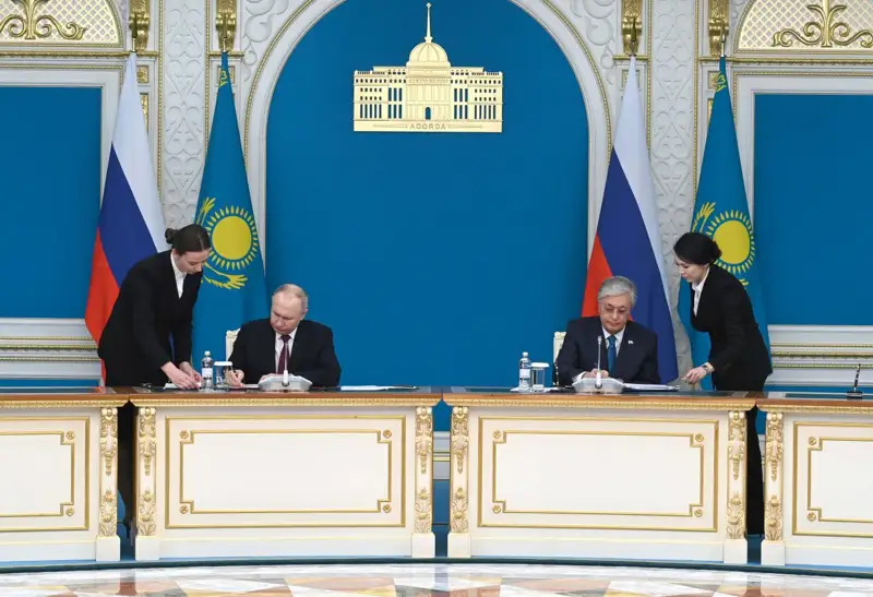 Тоқаев пен Путин қандай құжаттарға қол қойды?