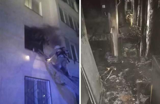 Ақтауда көп қабатты үйден өрт шығып, 30 адам эвакуацияланды