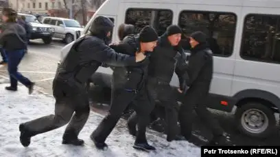 Митингтерде барлығы 55 адам ұсталған