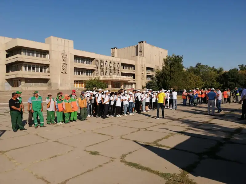 Еңбекші ауданында кезекті сенбілік өтті