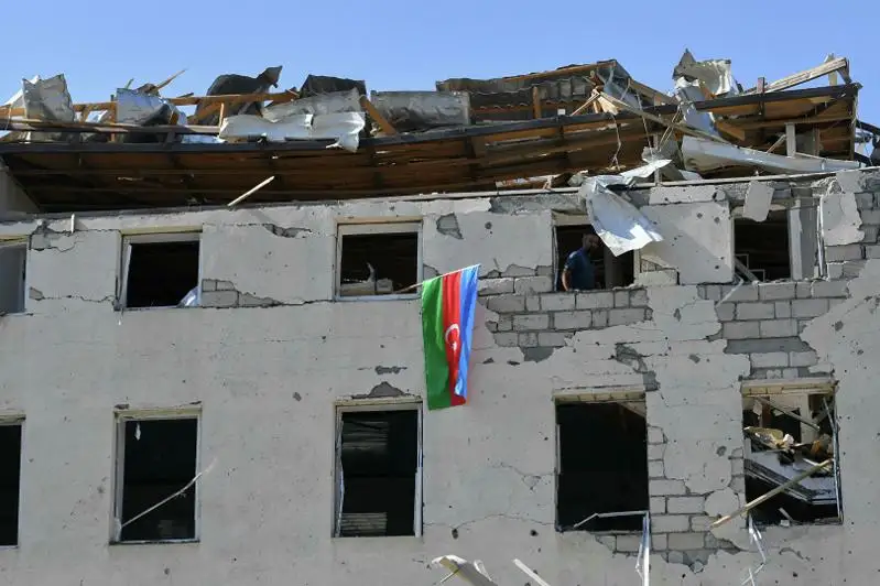 Әзербайжанның екі қаласына зымыранмен шабуыл жасалды 