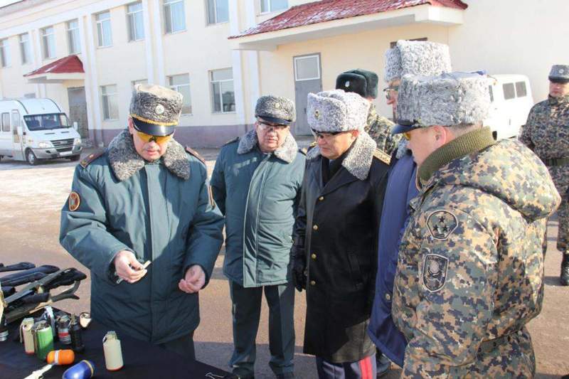 Ішкі істер министрі Ұлттық ұланның қызметімен танысты 