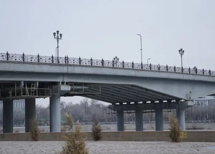 Атырауда орталық көпірдің техникалық жағдайын тексеру жұмыстары басталды