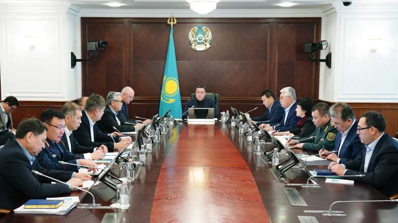 Премьер-министр А. Мамин коронавирусқа қатысты кеңес өткізді 