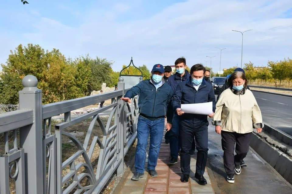 Шымкент әкімі Рысқұлов көшесіне барды