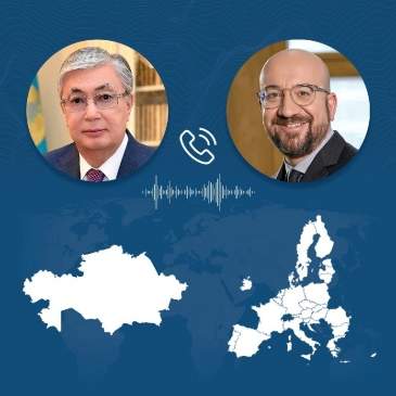 Тоқаев Еуропа одағының президенті Шарль Мишельмен телефон арқылы сөйлесті