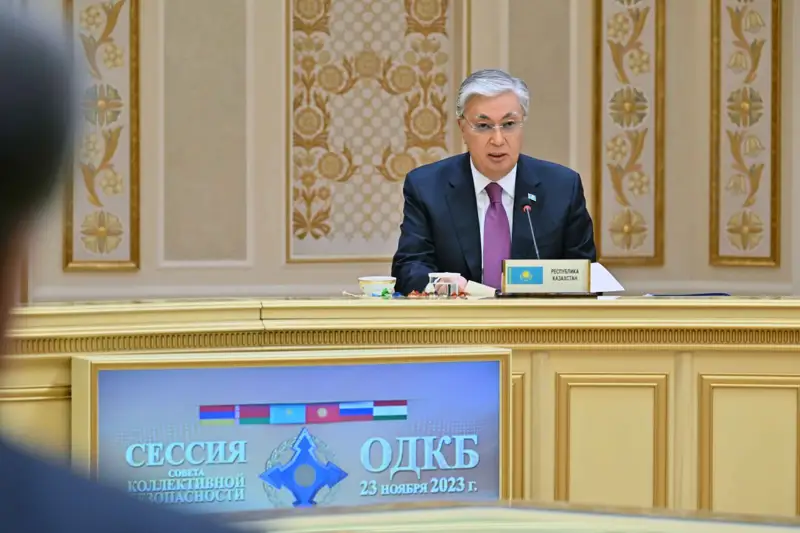 Президент: Қазақстан Ұйымға мүше мемлекеттермен бірге сын-қатерлерге алдағы уақытта да төтеп беруге әзір