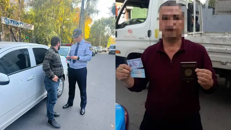 Алматыда шетел азаматтары заңсыз такси жүргізушісі болып жұмыс істеген