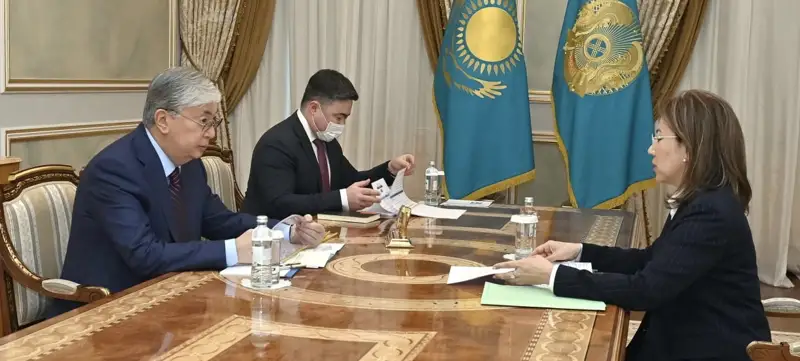Тоқаев Мәдина Әбілқасымованы қабылдады
