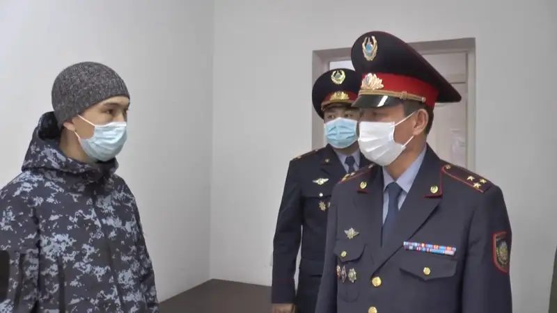 Полицейлер жатақханаға орналастырылды 