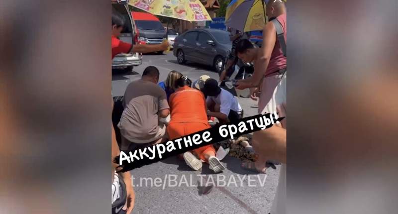 Музыкант Darkhan Juzz жол апатына ұшыраған орынның видеосын ресейлік спортшы жариялады