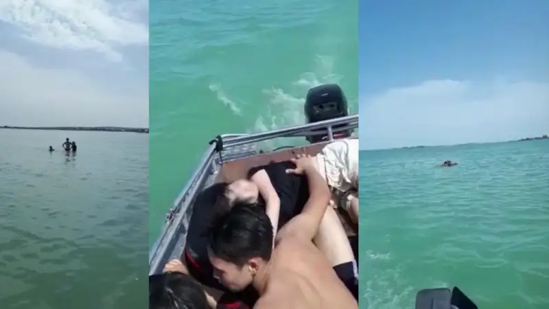 Қапшағайда суға батып бара жатқан 5 адам құтқарылды 