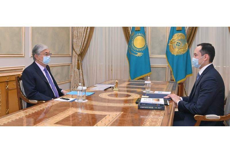 Президент «QazaqGaz» ҰК» АҚ Басқарма төрағасын қабылдады 