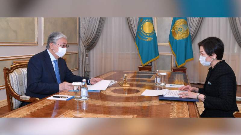 Мемлекет басшысы Ләззат Рамазанованы қабылдады