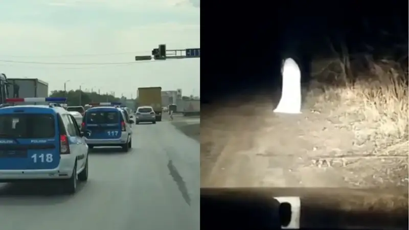 Полицейлер Ханкөл ауылындағы «елесті» іздеуге шықты (видео)