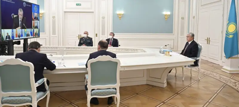 Президент ҰҚШҰ Ұжымдық қауіпсіздік кеңесінің кезектен тыс сессиясына қатысты