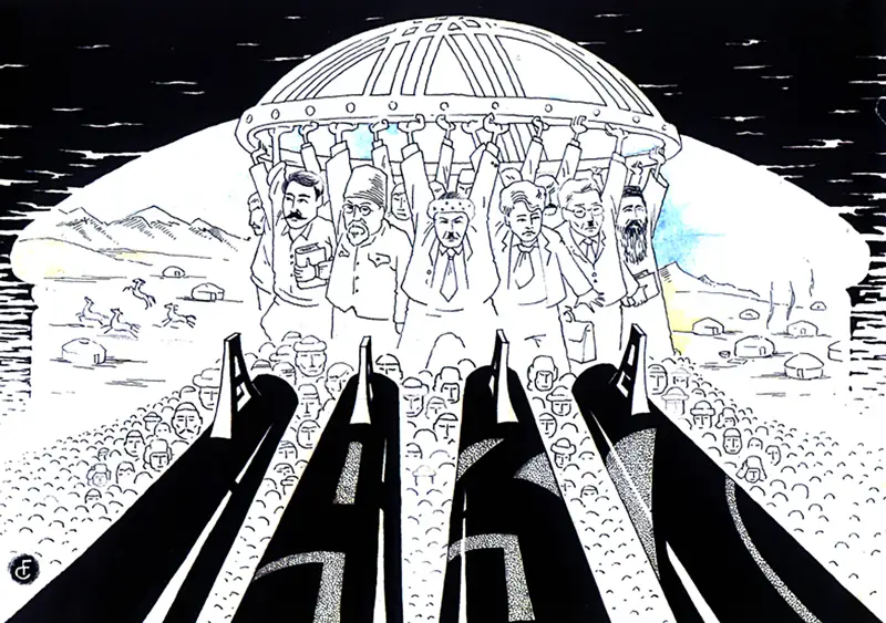 Карикатура сөйлесін...