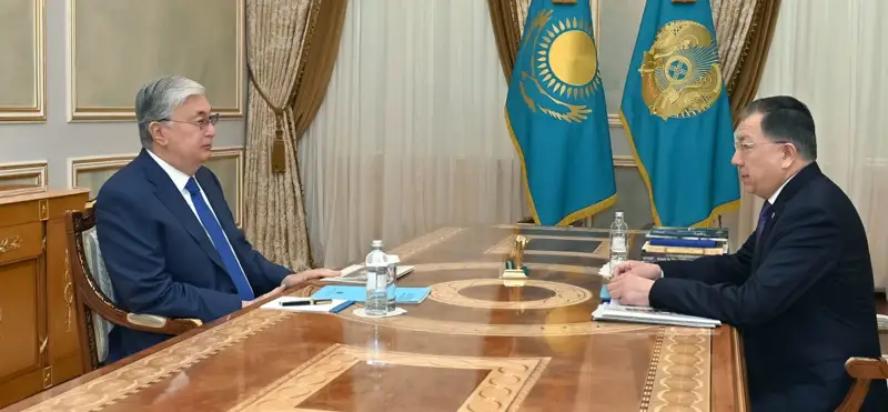 Тоқаев ҚазҰУ ректоры Жансейіт Түймебаевты қабылдады