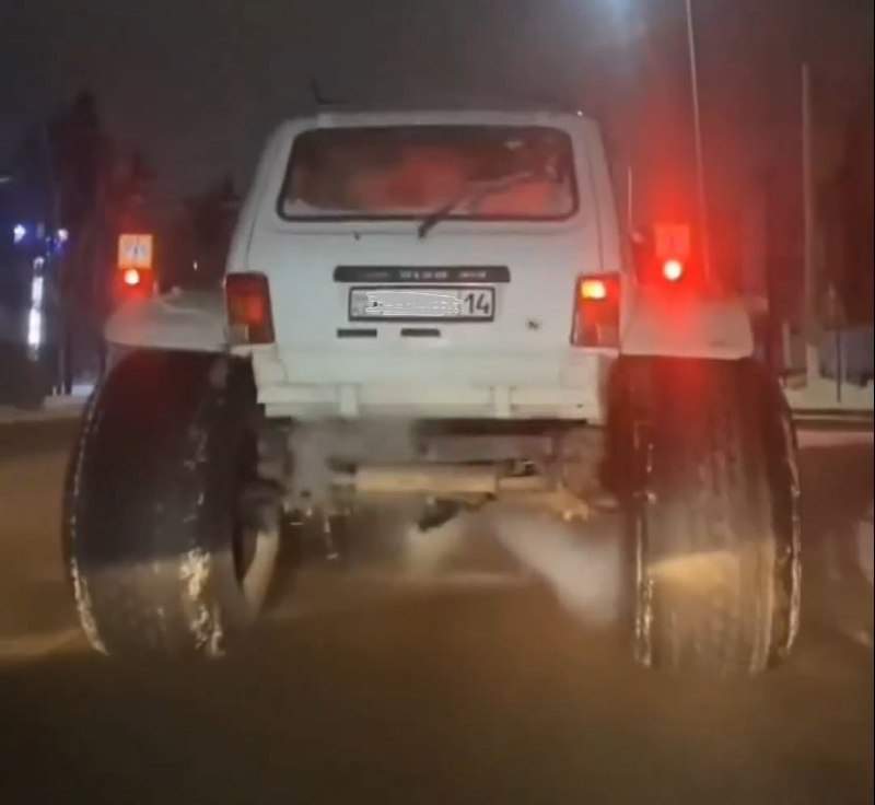 Ерекше автокөлік полиция қызметкерлерінің назарын аударды