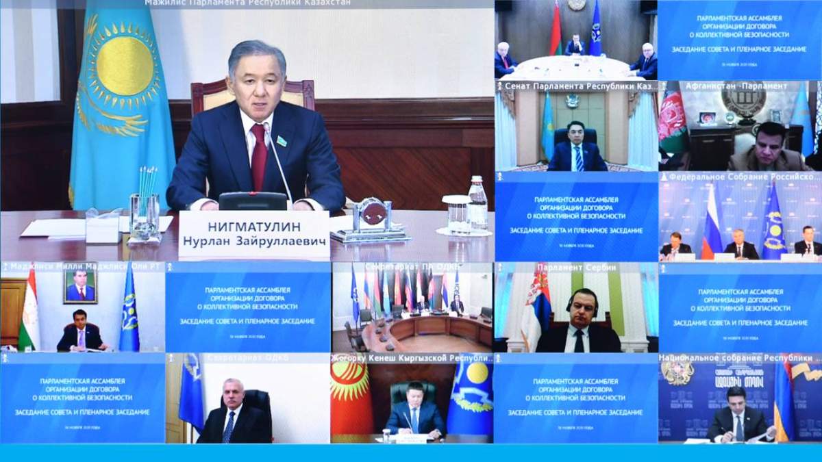 Нығматулин ҰҚШҰ Парламенттік Ассамблеясының отырысына қатысты