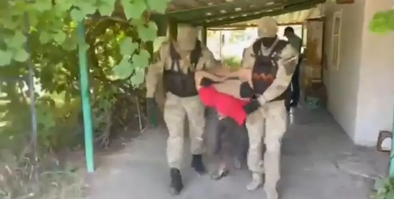 Кәсіпкерді өлтірді деген күдіктілердің ұсталған сәтінен видео жарияланды
