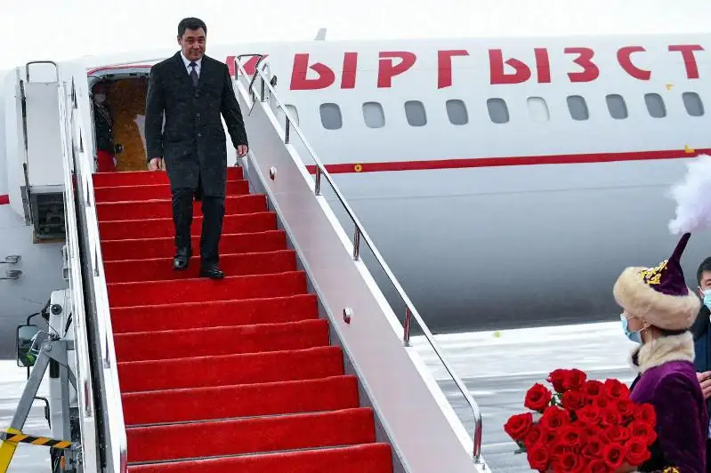 Қырғызстан Президенті мемлекеттік сапармен Нұр-Сұлтан қаласына келді  
