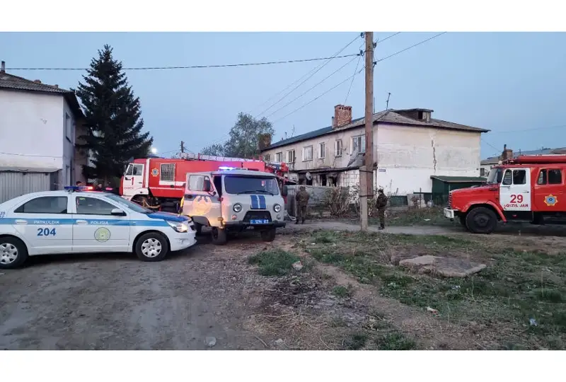 Ақмола облысында бір отбасындағы 4 адам өрттен көз жұмды