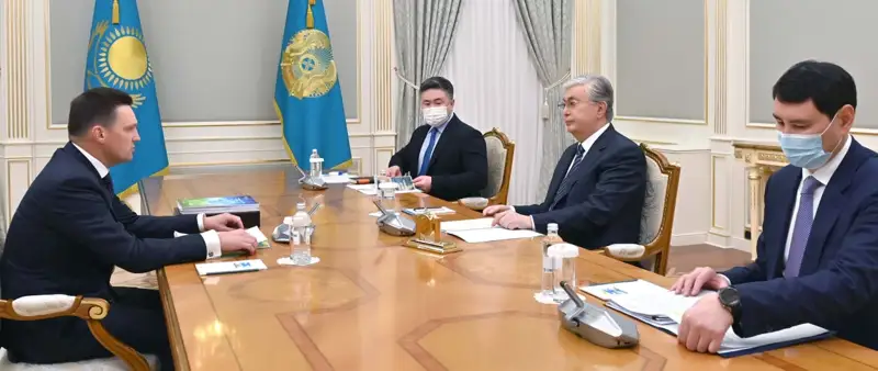 Тоқаев Еуразиялық даму банкінің басқарма төрағасы Николай Подгузовты қабылдады