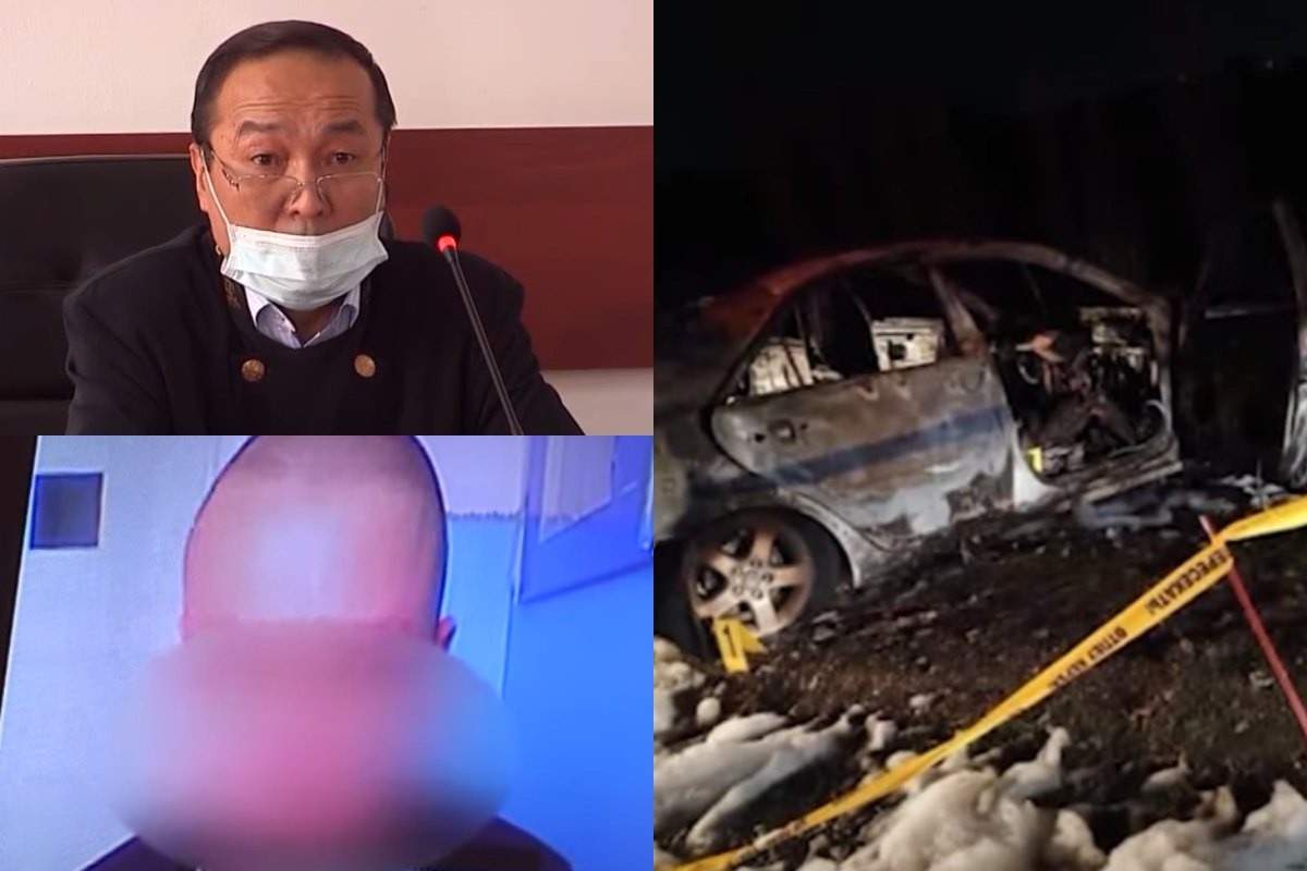 Кәсіпкерді тірідей өртеген ер адам сотта жылап жіберді
