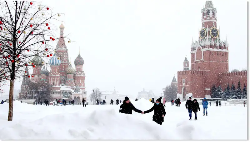 Мәскеуде аяз күшейді 