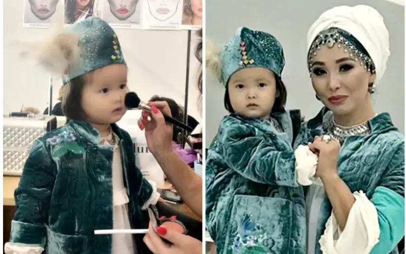 Қыдырәлі мен Қарақаттың қызы Аяла сән әлеміне қадам басты - видео