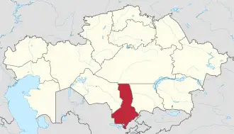 Түркістан облысында дауылды ескерту жарияланды