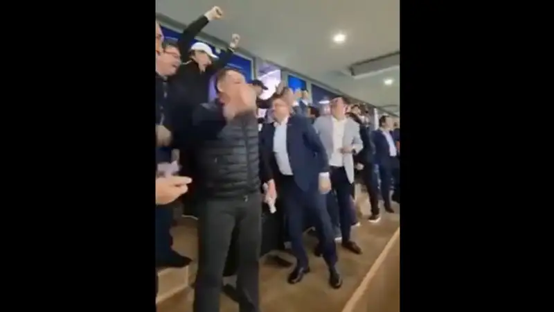 УЕФА Ұлттар лигасында жанкүйер болған шенеуніктердің видеосы жарияланды