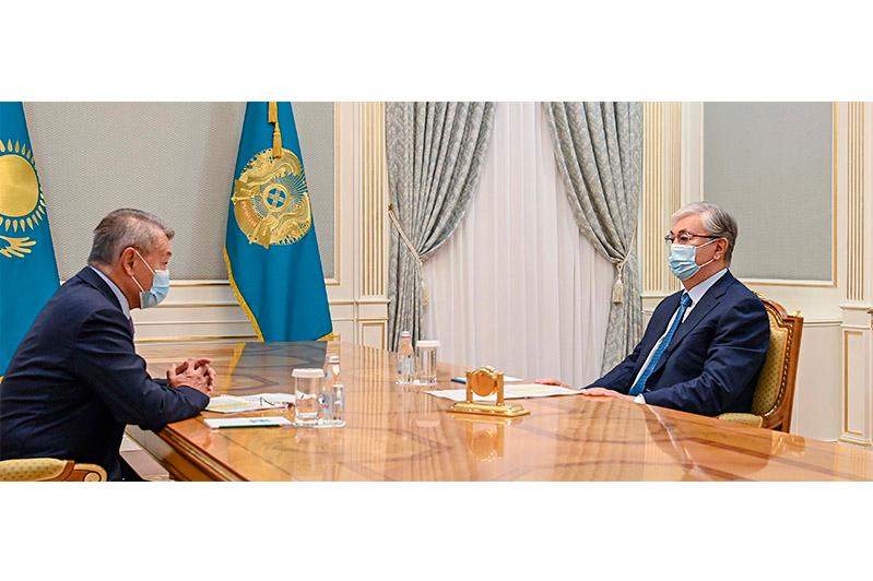 Мемлекет басшысы Даниал Ахметовті қабылдады