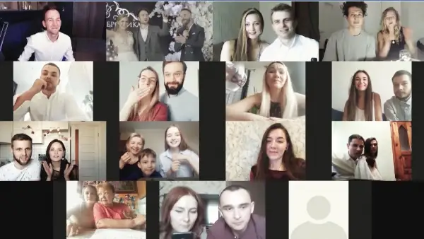 Беларусьте алғашқы онлайн үйлену тойы өтті