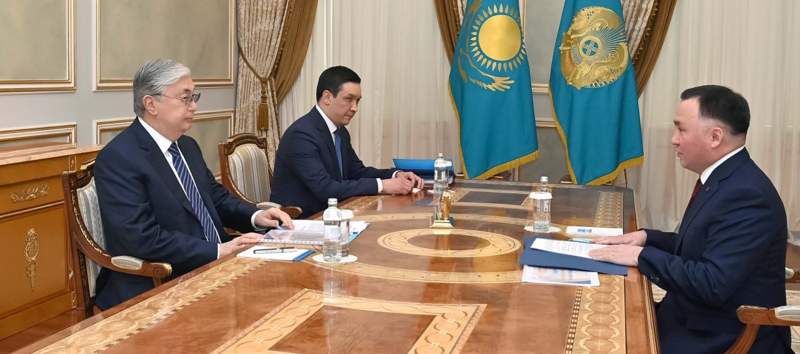 Президент Жоғарғы Сот төрағасы Асламбек Мерғалиевті қабылдады