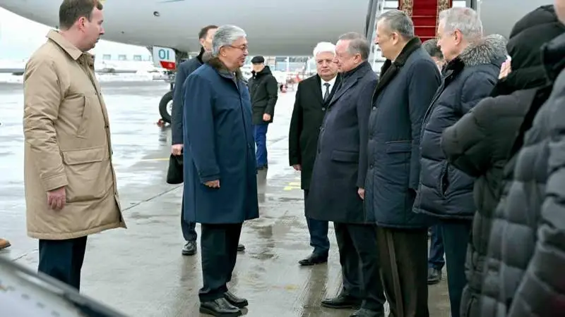 Тоқаев Жоғары ЕАЭО отырысына қатысу үшін Санкт-Петербург қаласына келді