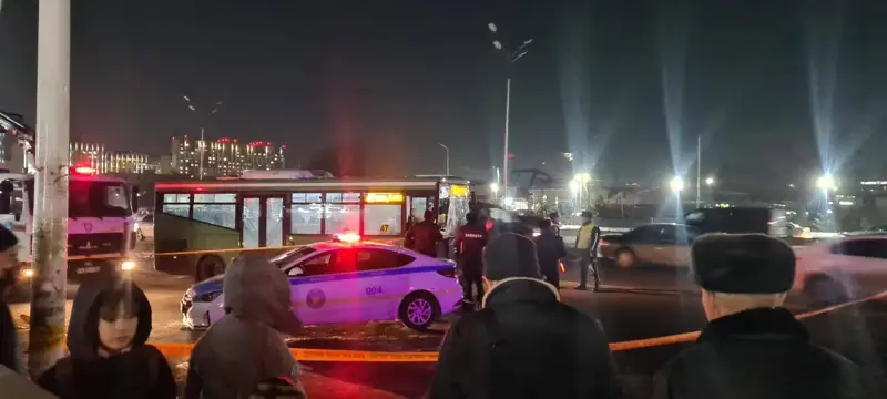 Алматыдағы автобус апатының видеосы жарияланды
