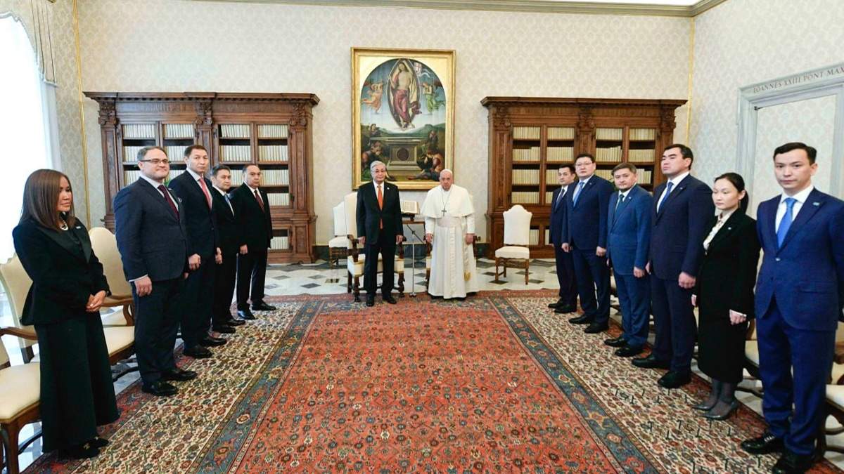 Тоқаев Рим Папасы Францискке ризашылығын білдірді