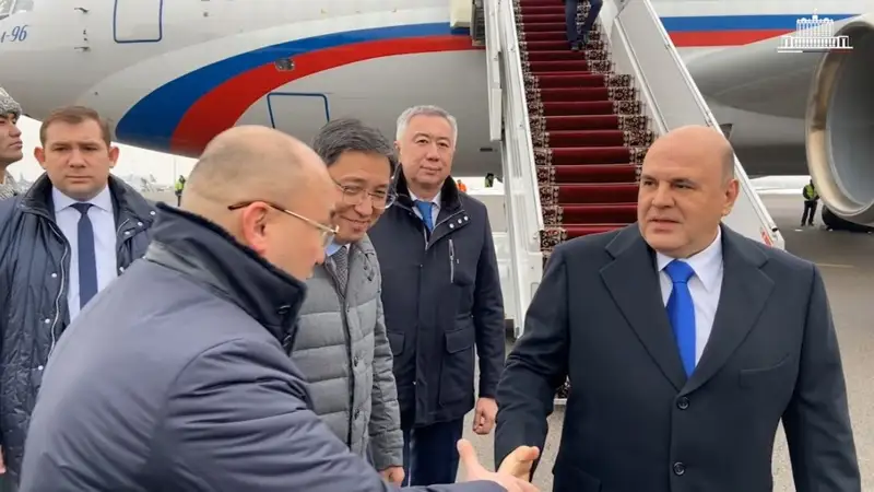 Михаил Мишустин Алматыда