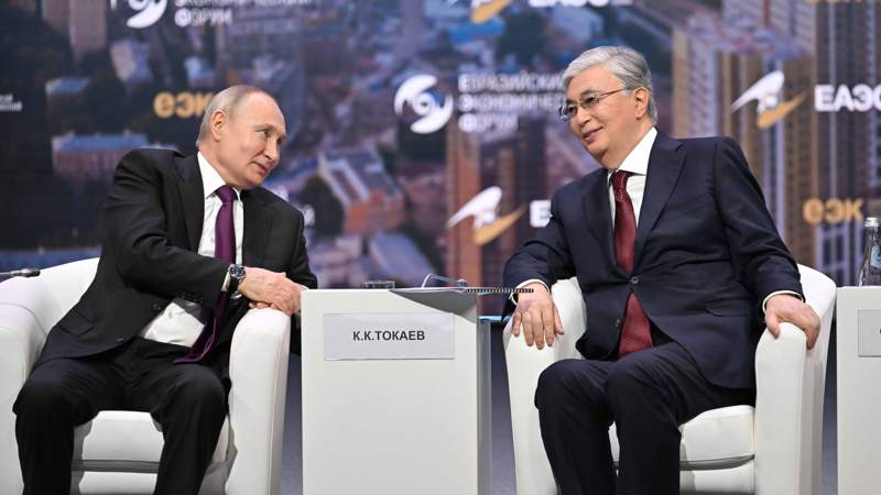 Путин мен Тоқаев